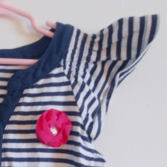 Gymboree Girl Romper Stipers  Sleeveless Size 6 - Picture 5 of 8